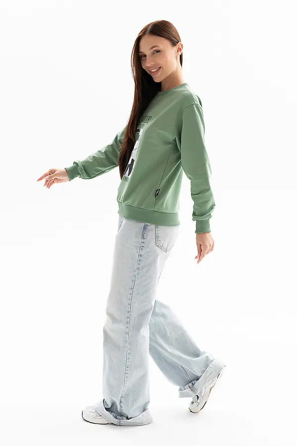 Толстовка 00028 НАТАЛИ, светло-оливковый - фото 2