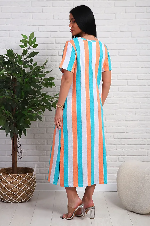 Платье 348т НАТАЛИ, бирюзовый - фото 2