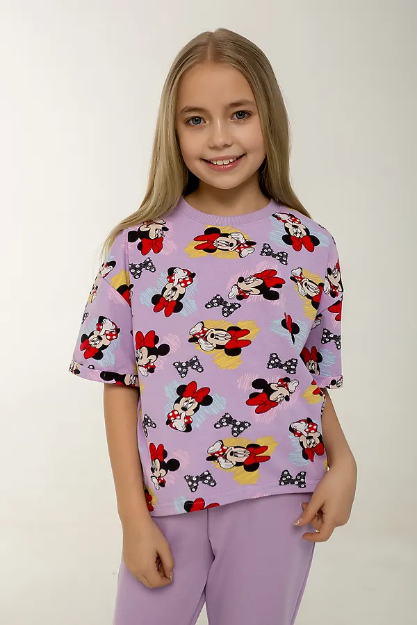 Костюм с брюками Клара НАТАЛИ, сиреневый - фото 2