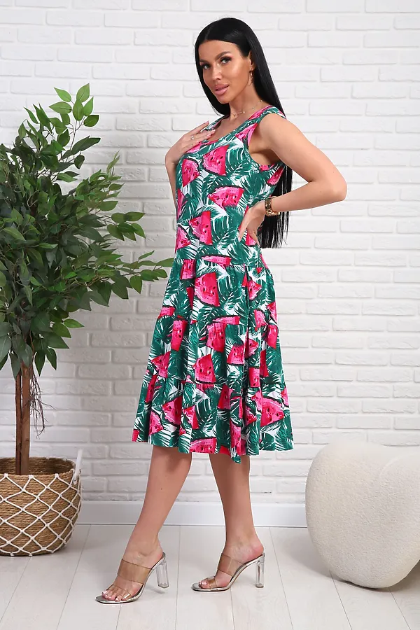 Платье 344т НАТАЛИ, арбузы - фото 2