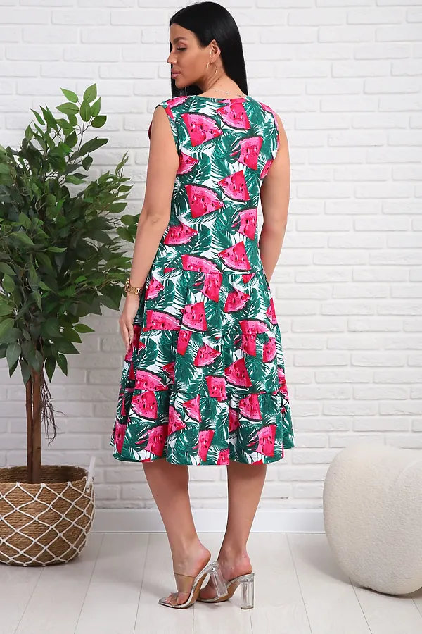 Платье 344т НАТАЛИ, арбузы - фото 2