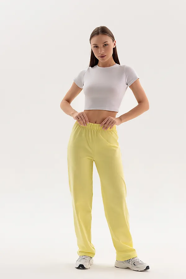 Брюки 00020 НАТАЛИ, лимонный - фото 2