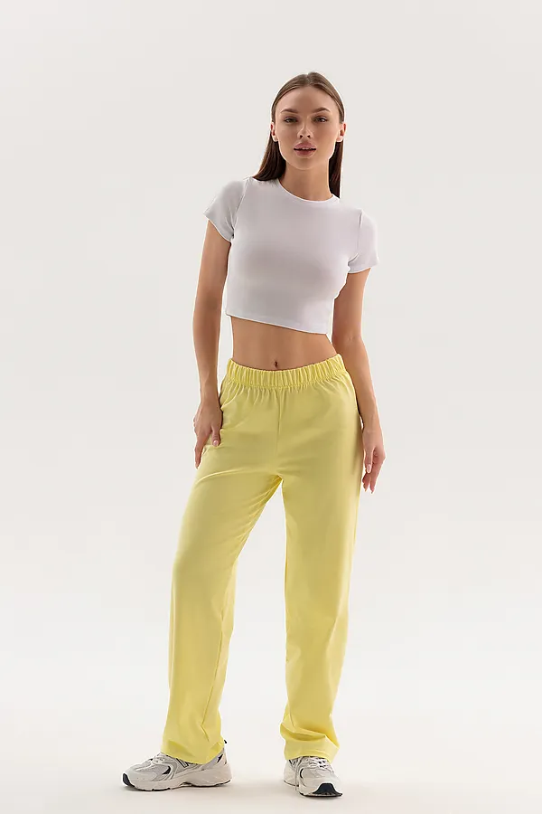 Брюки 00020 НАТАЛИ, лимонный - фото 2
