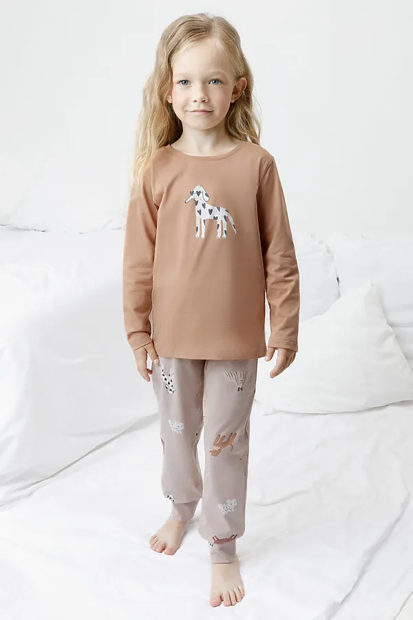 Пижама CROCKID, миндальное печенье - фото 2