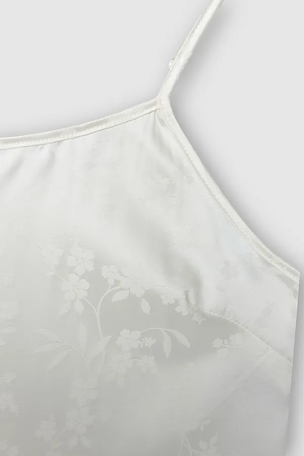 Комплект женский (блуза, шорты) MARK FORMELLE, цветы на св.молочном - фото 2