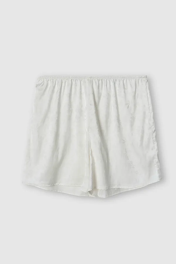 Комплект женский (блуза, шорты) MARK FORMELLE, цветы на св.молочном - фото 2