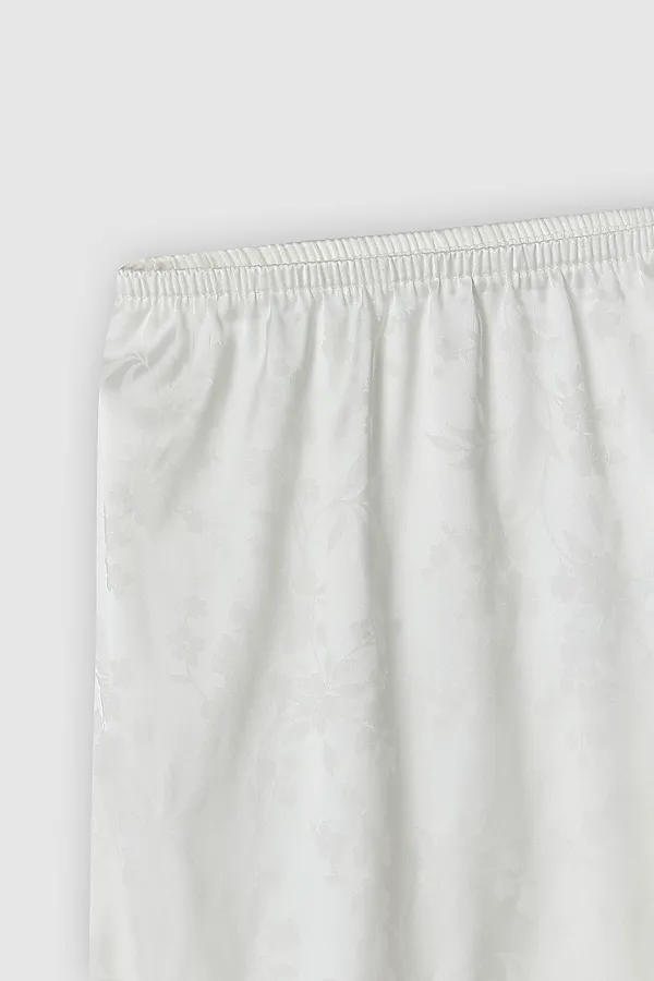 Комплект женский (блуза, шорты) MARK FORMELLE, цветы на св.молочном - фото 2