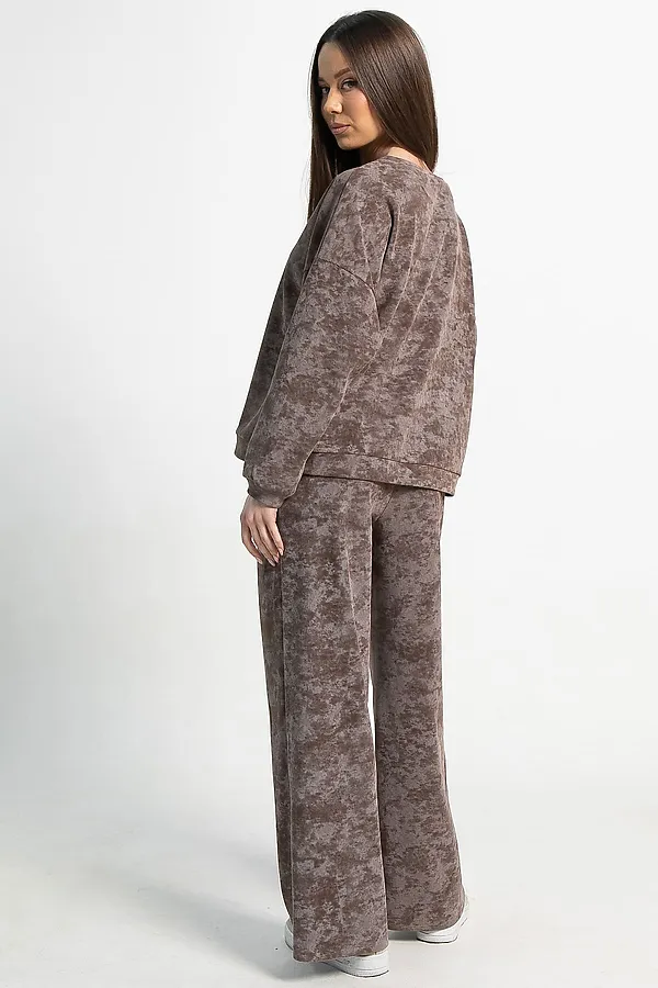 Костюм Августа ХИТ LADY TAIGA, кофе с молоком - фото 2