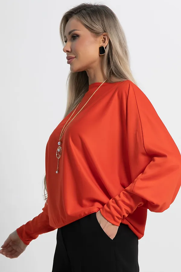 Блуза Муза LADY TAIGA, хурма - фото 2