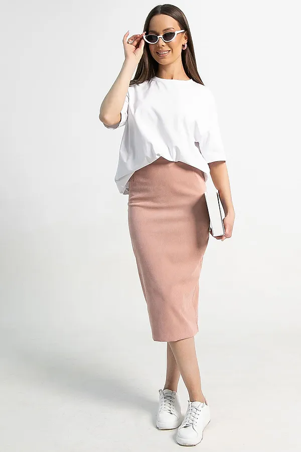 Юбка вельветовая Ялта LADY TAIGA, розовая - фото 2