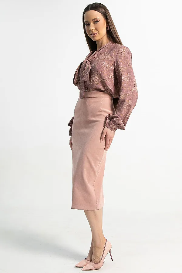 Юбка вельветовая Ялта LADY TAIGA, розовая - фото 2