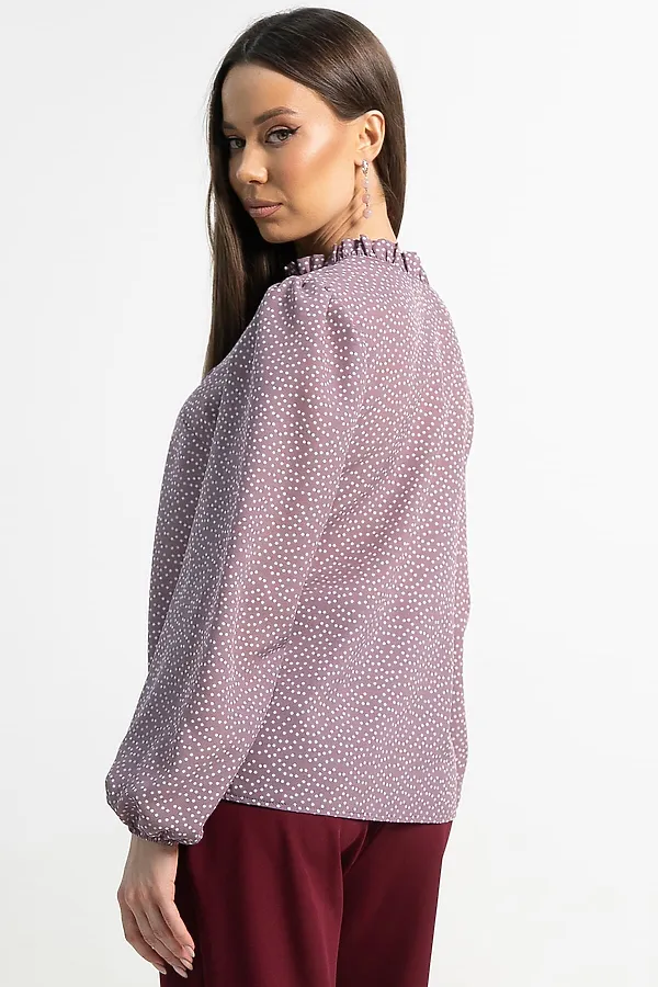 Блуза Анастейша LADY TAIGA, пыльно-сиреневая - фото 2