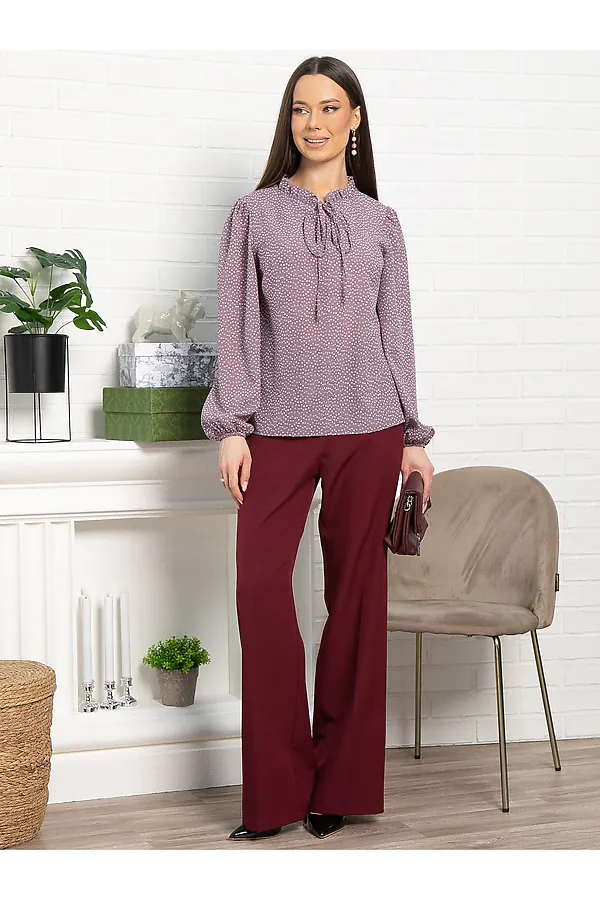 Блуза Анастейша LADY TAIGA, пыльно-сиреневая - фото 2