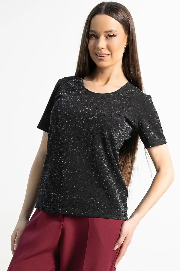 Блуза Сказочно красива LADY TAIGA, черная - фото 2