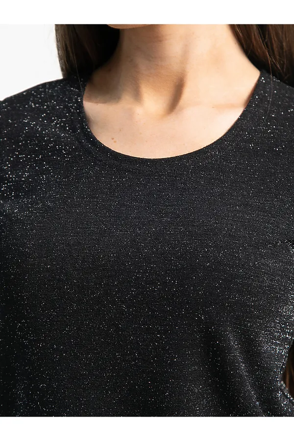 Блуза Сказочно красива LADY TAIGA, черная - фото 2