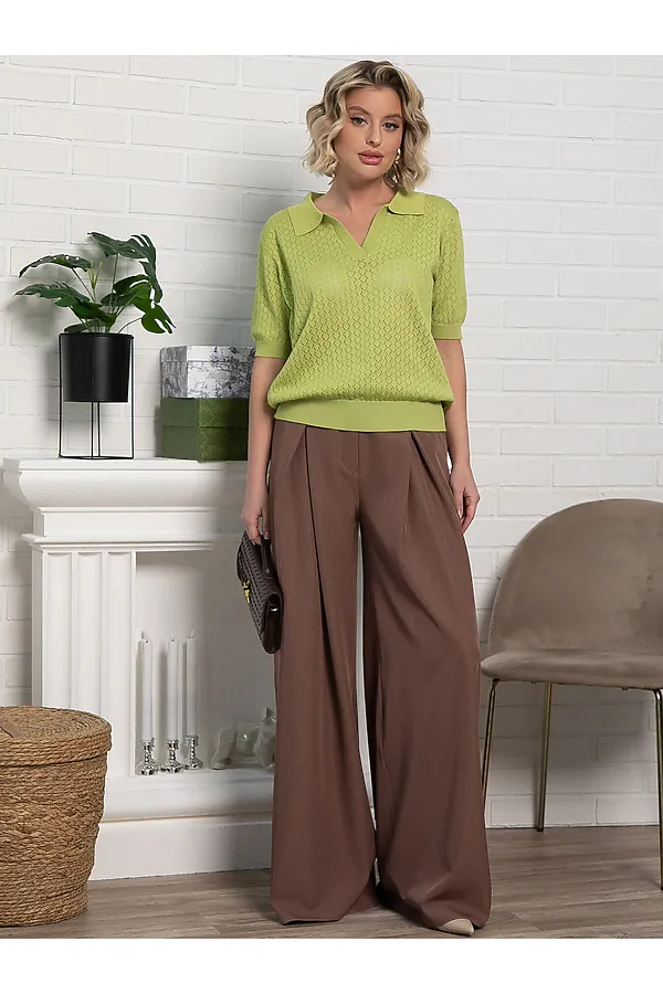 Поло Тихая роскошь LADY TAIGA, зеленое яблоко - фото 2