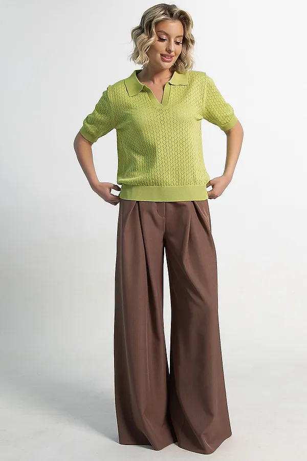 Поло Тихая роскошь LADY TAIGA, зеленое яблоко - фото 2