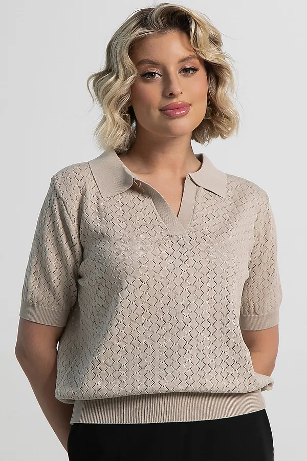 Поло Тихая роскошь LADY TAIGA, бежевое - фото 2