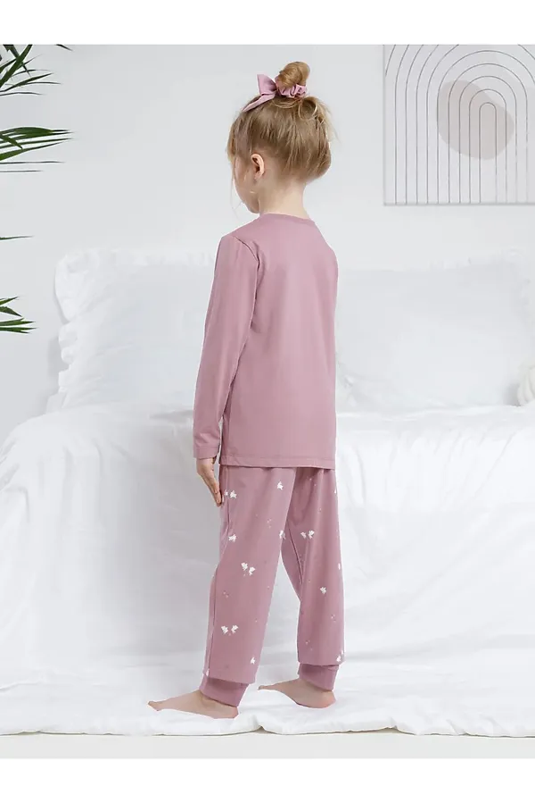 Пижама CROCKID, морозная вишня. - фото 2