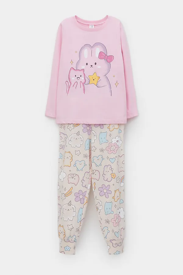 Пижама CROCKID, светло-розовый - фото 2