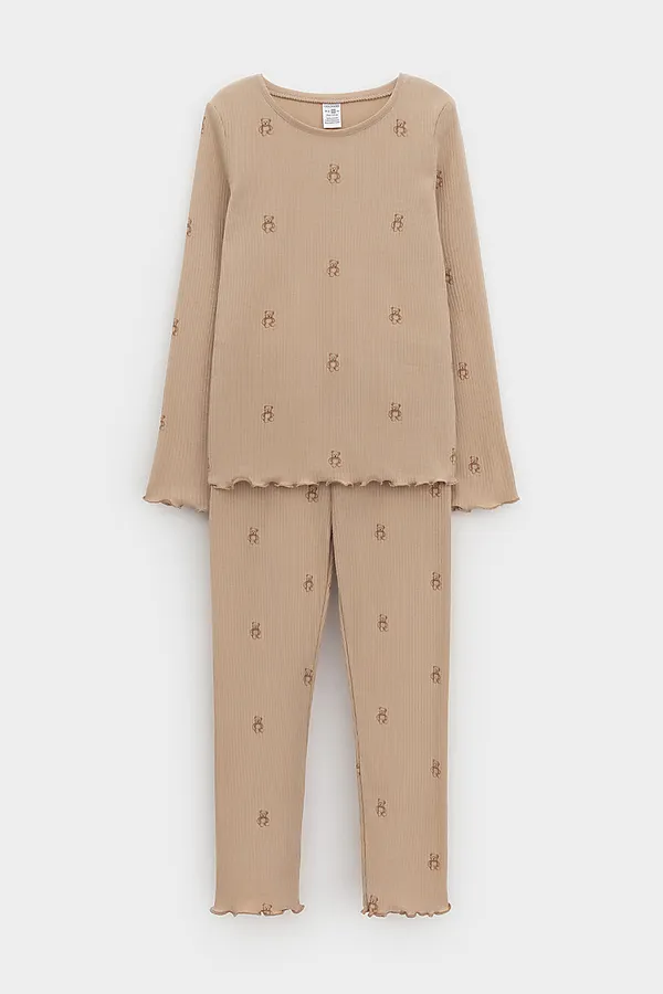 Пижама CROCKID, бежевый - фото 2