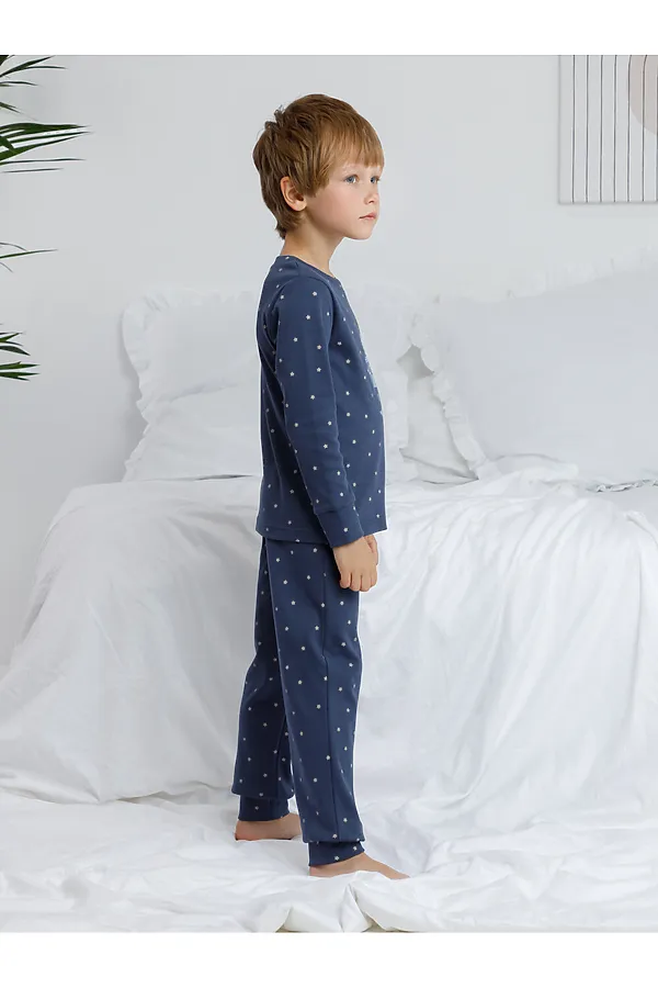 Пижама CROCKID, синий - фото 2