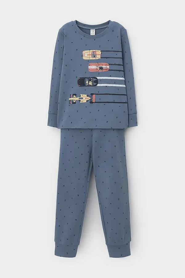 Пижама CROCKID, синий - фото 2