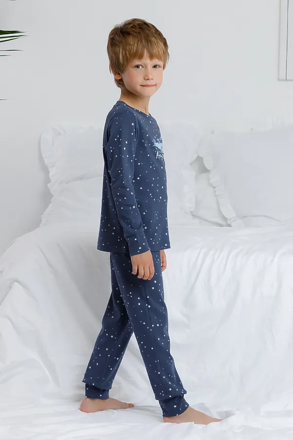 Пижама CROCKID, синий - фото 2