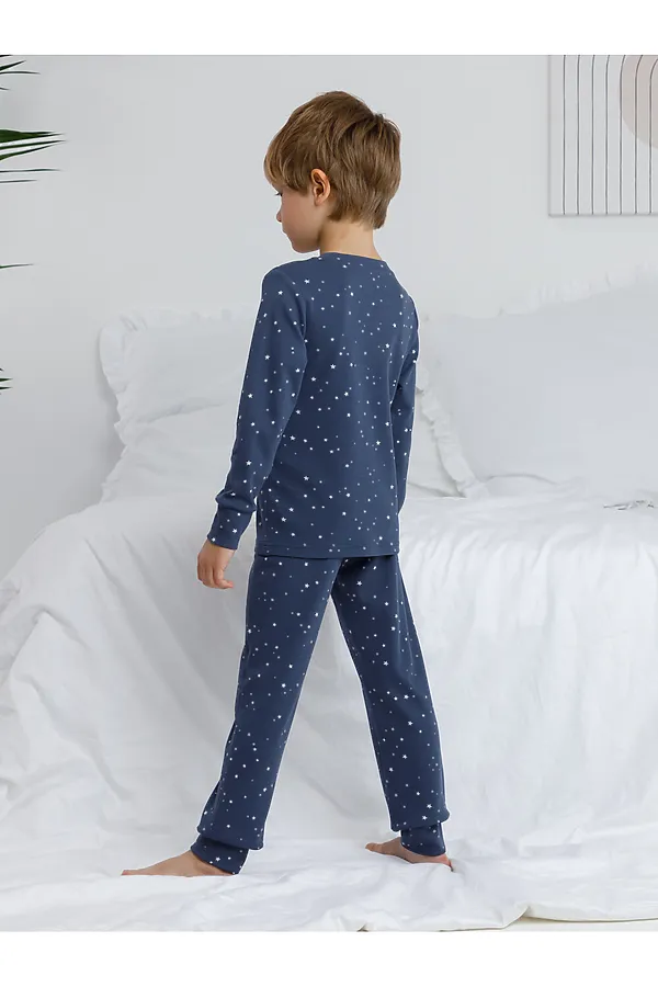 Пижама CROCKID, синий - фото 2