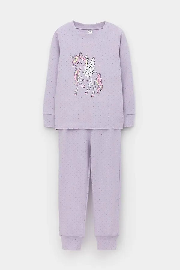 Пижама CROCKID, сиреневый - фото 2