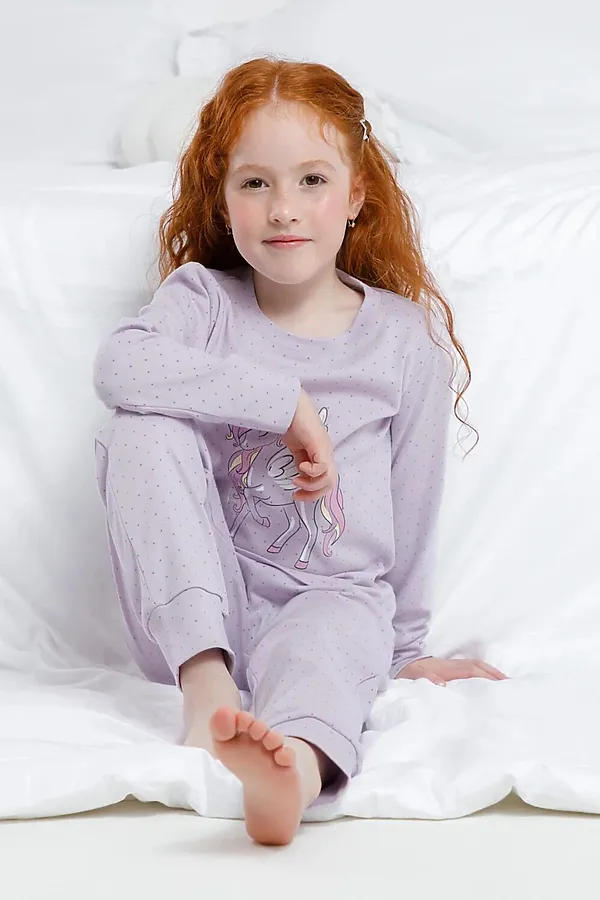 Пижама CROCKID, сиреневый - фото 2