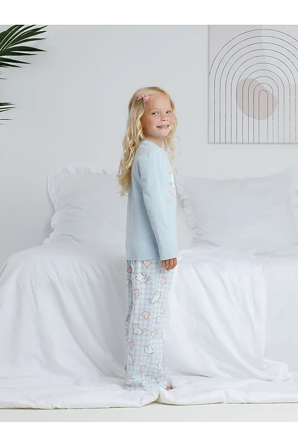 Пижама CROCKID, голубое стекло - фото 2