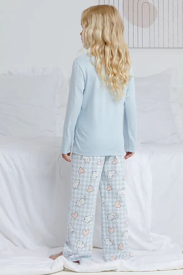 Пижама CROCKID, голубое стекло - фото 2