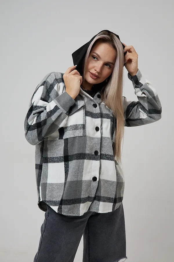 Рубашка РЖКК-01 НАТАЛИ, серый - фото 2