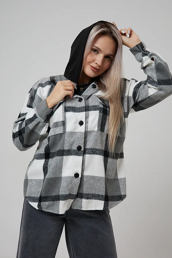 Рубашка РЖКК-01 НАТАЛИ, серый - фото 2