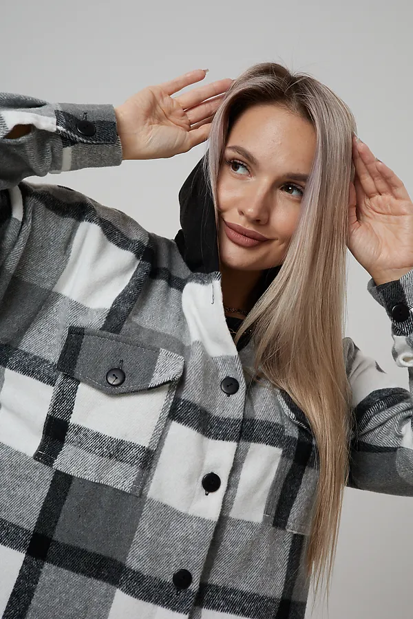 Рубашка РЖКК-01 НАТАЛИ, серый - фото 2