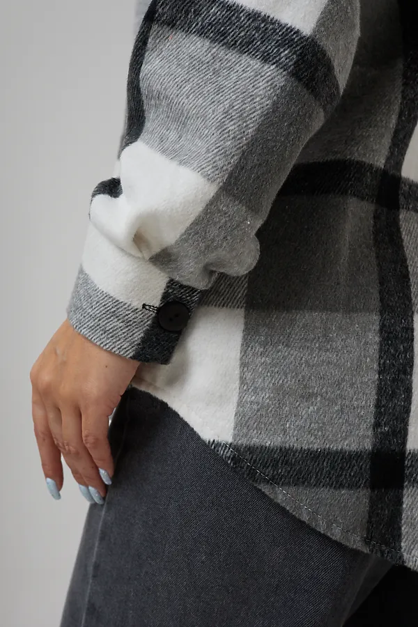 Рубашка РЖКК-01 НАТАЛИ, серый - фото 2