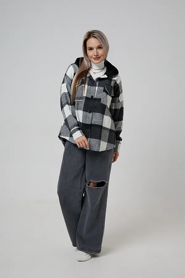 Рубашка РЖКК-01 НАТАЛИ, черный - фото 2