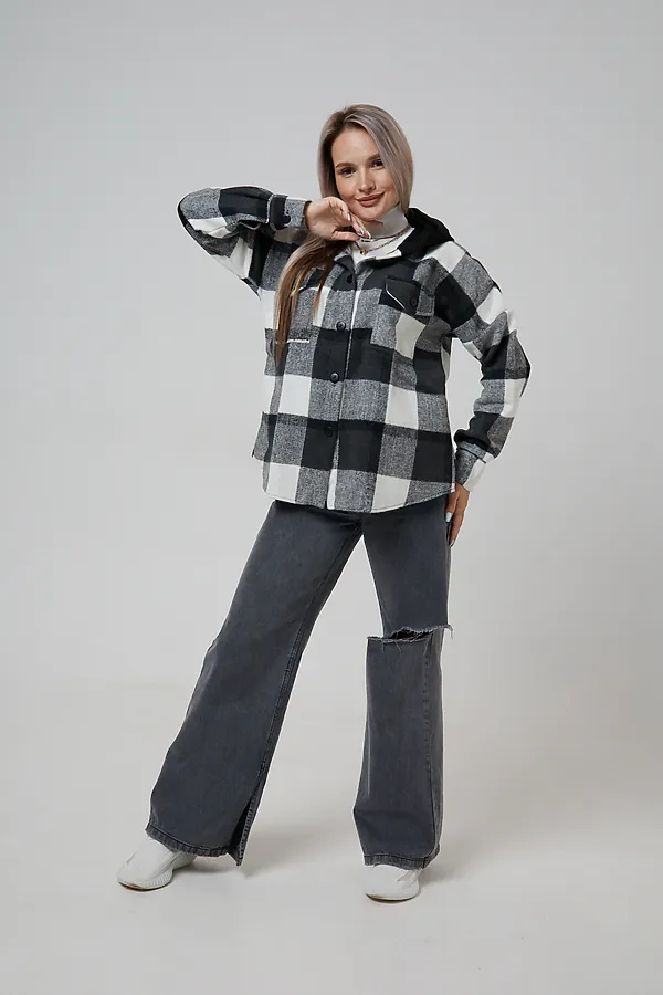 Рубашка РЖКК-01 НАТАЛИ, черный - фото 2