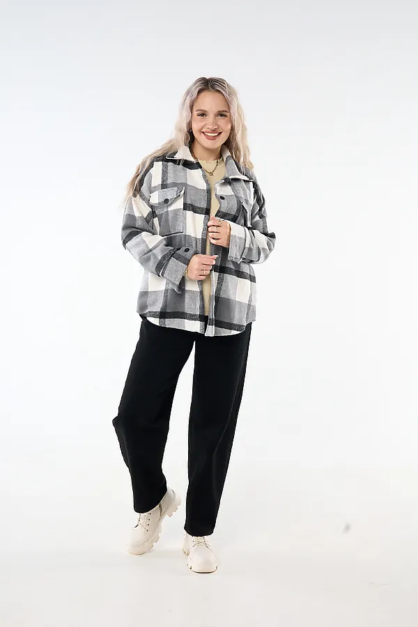 Рубашка РЖК-01 НАТАЛИ, серый - фото 2