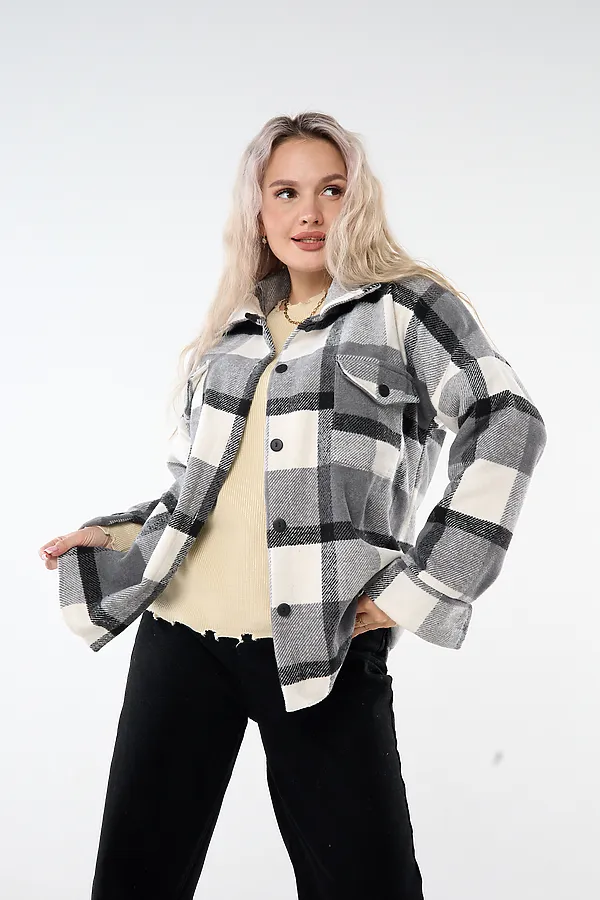 Рубашка РЖК-01 НАТАЛИ, серый - фото 2