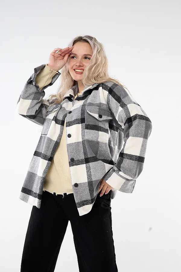 Рубашка РЖК-01 НАТАЛИ, серый - фото 2