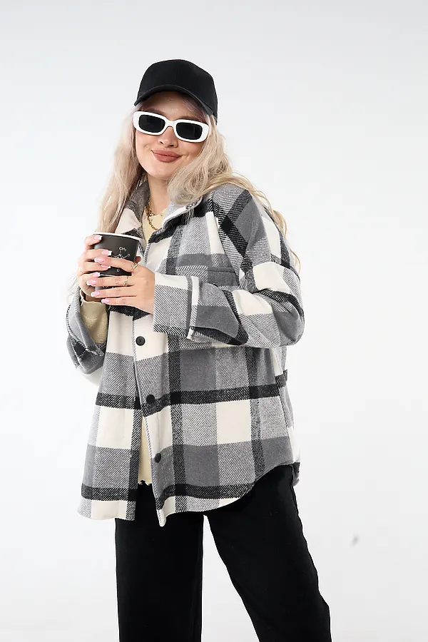 Рубашка РЖК-01 НАТАЛИ, серый - фото 2