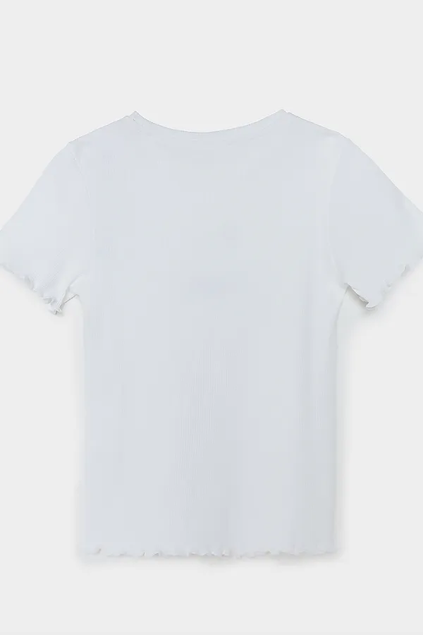 Комплект для девочек (джемпер, брюки) MARK FORMELLE, белый +бантики на розовой полоске - фото 2