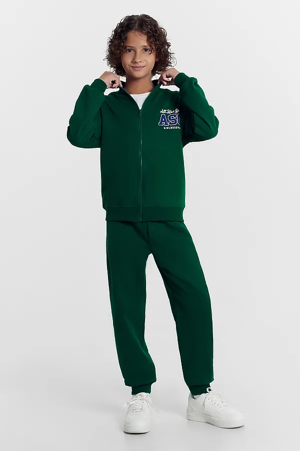 Толстовка для мальчиков MARK FORMELLE, зеленый +печать - фото 2