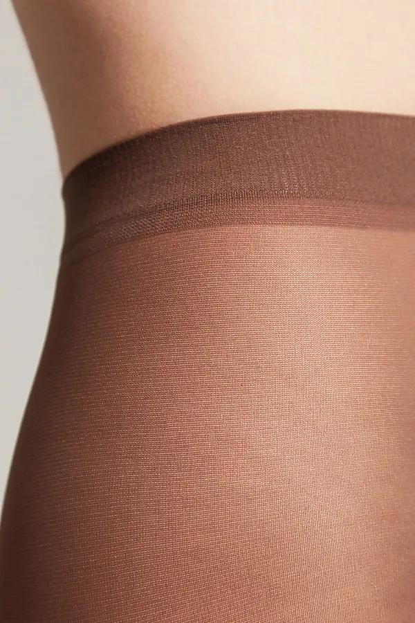 CONTE NUANCE 20 Колготки женские с шортиками CONTE ELEGANT, мокко - фото 2