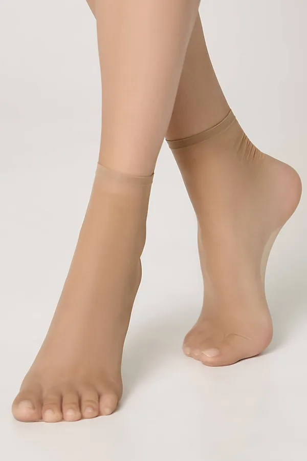 CONTE SUMMER 8 (2 пары) Носки женские CONTE ELEGANT, натуральный - фото 2