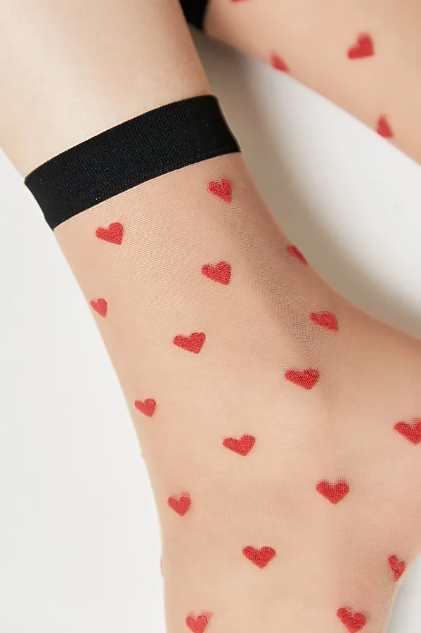 CONTE FANTASY Носки с рисунком «сердечки» CONTE ELEGANT, натуральный - фото 2