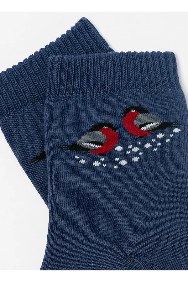 Брестские Носки женские 1408 ARCTIC (махровые) БРЕСТСКИЕ, темный джинс - фото 2