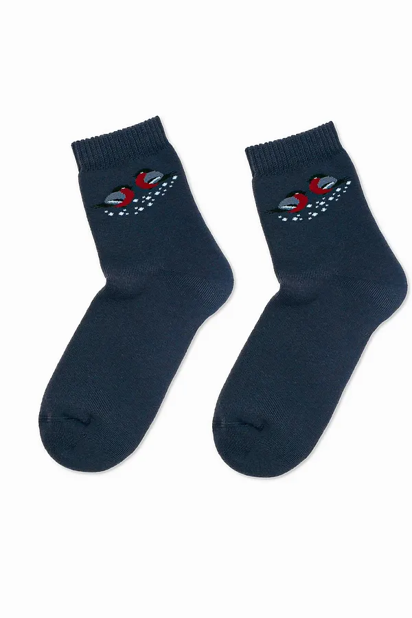 Брестские Носки женские 1408 ARCTIC (махровые) БРЕСТСКИЕ, темный джинс - фото 2